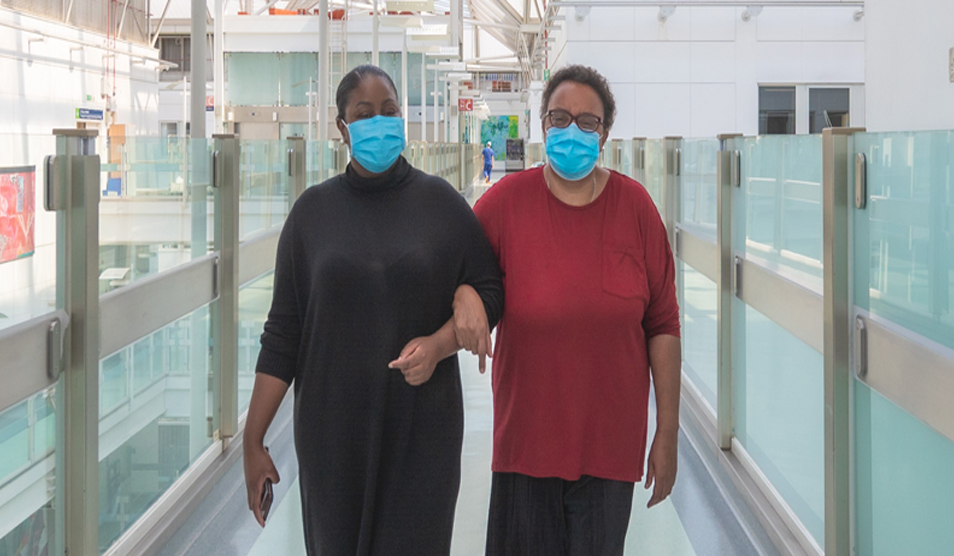 Patients at Chelsea and Westminster hospital